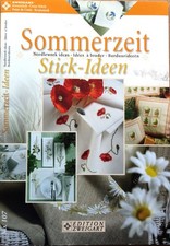 Stickbuch  Sommerzeit  Stickideen  Zweigart Nr, 107  Kreuzstich