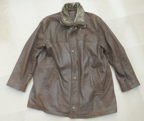 Lederjacke mit - (,