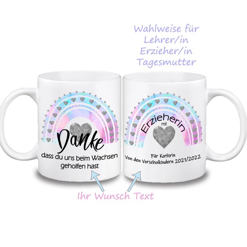Tasse danke für erzieherin - tasse,