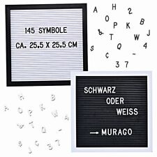 Letter Board Stecktafel Buchstaben Buchstabentafel Symbole Rillentafel Schild 