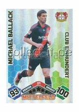 Match Attax 10/11 - 371 - MICHAEL BALLACK - Club Einhundert