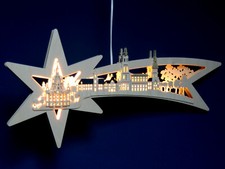 Led fensterbild sternenschweif - fensterbild,