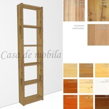 Massivholz Bücher-regal 47x197x21cm Kiefer Büro-regale holz CD Standregal DVD 