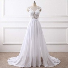 Spitze A-Linie Brautkleid