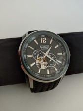 Armbanduhr RIVADO Automatik-Kaliber Chrom-Gehäuse neuwertig wasserdicht