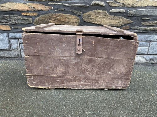 Alte holzkiste transportkiste - alte,