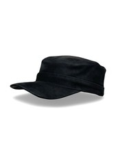 Herren basecap echt leder - echt,