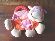  Chico Schmusetuch mit Beiß~ Greifring süsse kleine Kuh Kuschel- Schnuffeltuch