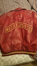 CORDON SPORT LEDERJACKE M ROT