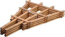 dobar Green Label Dekorative Blumentopf-Rankhilfe Vieste | 4er-Set Rankgitter 