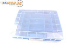 Allit Sortimentskasten EuroPlus Basic 37/25 blau/transparent 370 x 275 x 60 mm E