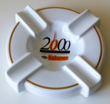 Zigarrren- Aschenbecher Made Spain HABANOS 2000 Habana Cuba Spanien BISADOA