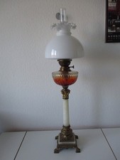Große Petroleumlampe Gründerzeit um 1880