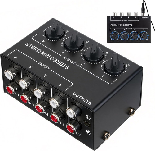 Audio mixer stereo passiver - mixer,