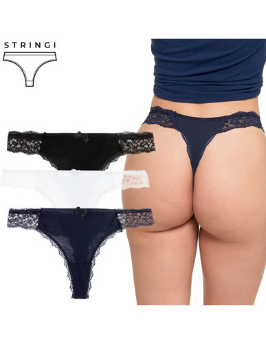 Damen string tanga weisses - string-tanga,