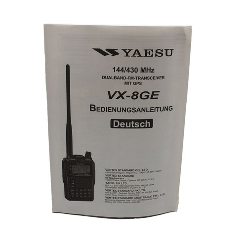 Deutsche anleitung für yaesu - deutsche,