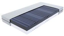 Matratze 90x200 7 Zonen SPACE 20 cm zwei Härtegrade in einer Matratze H3 und H4