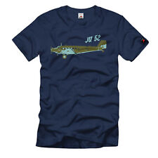 JU 52 Tante Ju Flugzeug Passagier und Transport Wk2 Militär - T Shirt #1008