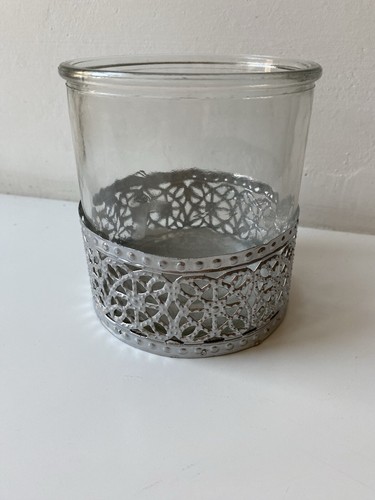 Metall glas deko windlicht - glas,