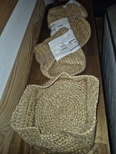 3 x NEU OVP IKEA FLURIG Jute Körbe Aufbewahrung Basket Bad Korb