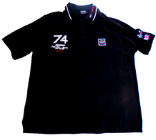 Paul & Shark Herren "Yachting" Poloshirt Gr. XXL Schwarz Aplikationen