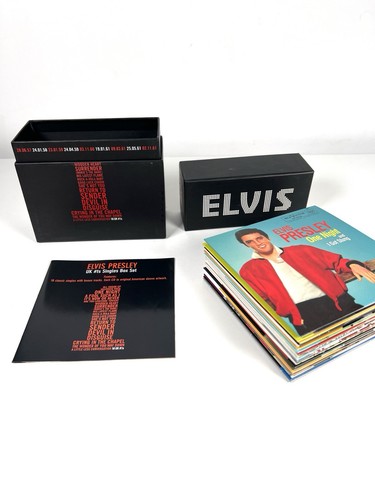Elvis presley singles box - elvis, 18