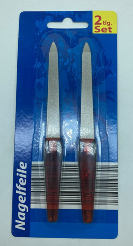 Nagelfeile 2er set metall - nagelfeile,