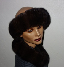 Nerz Pelz Stirnband Echtfell