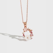 Halskette Blumenkranz Sterling