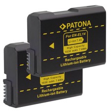 2 x Patona Akku für Nikon