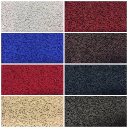 Jacquard stoff floral - stoff,