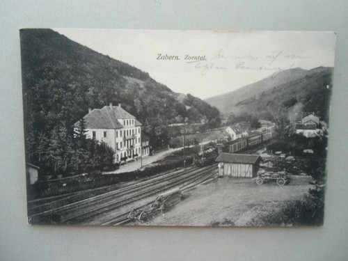 Ansichtskarte zabern zorntal - ansichtskarte,