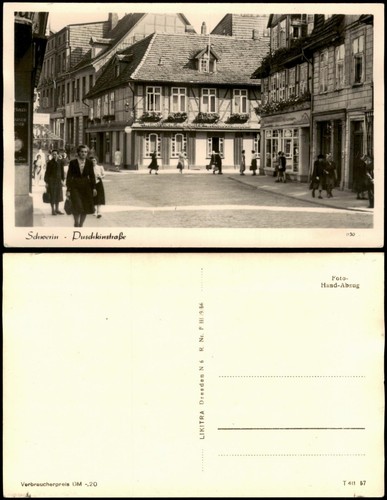 Ansichtskarte schwerin - ansichtskarte,