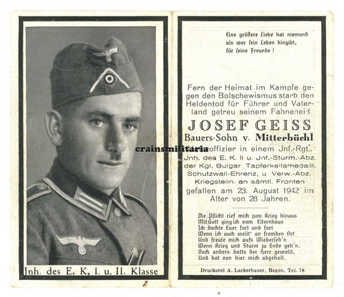 Orig sterbebild id - 73.id, soldat