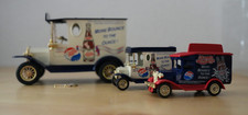 3 Modellautos PEPSI Oldtimer Spardose Replica 2x 1:64, 1x 1:24