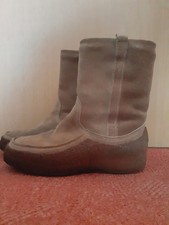 Vintage Bally Suisse Winterstielel Gr.44 Wildleder  Schaffell