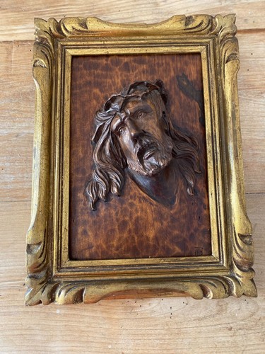 Antikes jesus holzrelief - antikes,