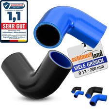 Silikonbogen 90° ID 13-200mm *** Turboschlauch Silikonschlauch Kühlerschlauch