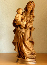 Heiligenfigur Holz Madonna