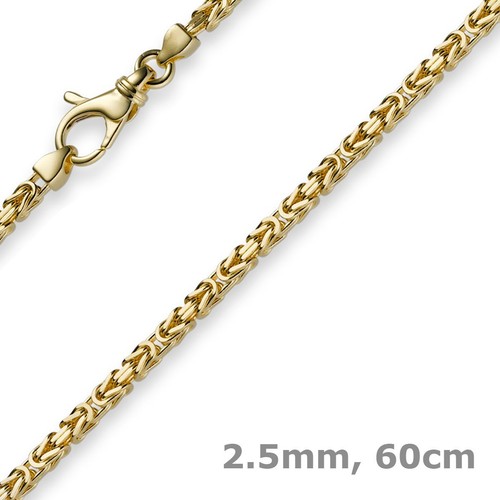 5mm kette halskette - 2,5mm,