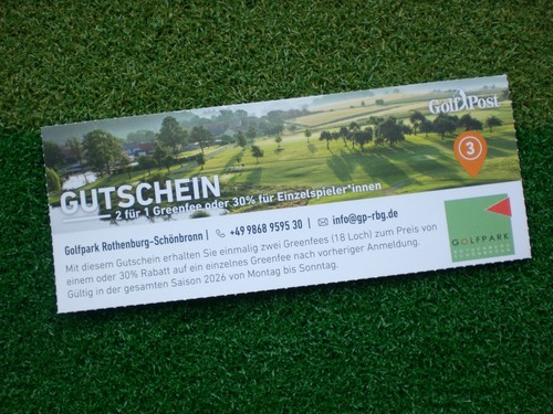 Golf greenfee gutschein 2026 - greenfee,