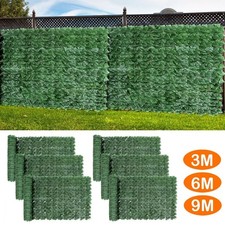 Künstliche Efeu Blatt Garten Sichtschutz Balkon Hecken Zaun Sichtschutz 3mx1m DE