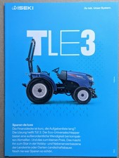 ISEKI TLE 3400 Traktor Prospekt Bulldog Schlepper 