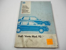VW Golf 3 Vento 1992 Ersatzteilkatalog Bildkatalog Illustrated Catalogue