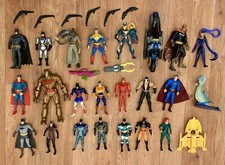 DC Superhelden Actionfiguren Set - 22 Stück + Batcycle -  Batman The Animated