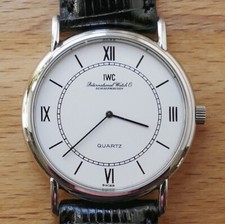 IWC Quartz Uhr Interntional Watch Schaffhausen Swiss, funktionsfähig, 80er Jahre