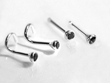 925 ECHT SILBER Nasenpiercing