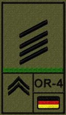 Bundeswehr Rangabzeichen mit