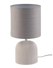 Livarno home Tischleuchte Tischlampe warmweiß grau ohne Leuchtmittel *B-Ware