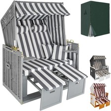 Strandkorb Schutzhülle XXL Ostsee 2-Sitzer Volllieger Sonnenliege Gartenliege